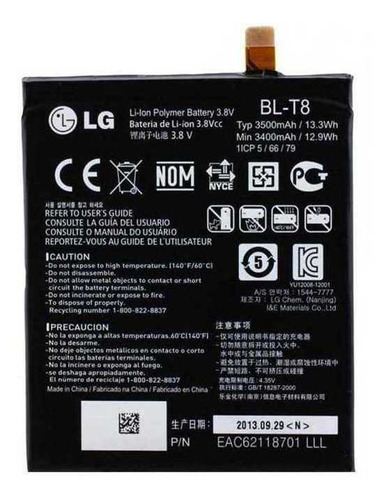 Bateria Bl-t8 Para LG G Flex D950 D955 D958 D959 Ls995 F340s