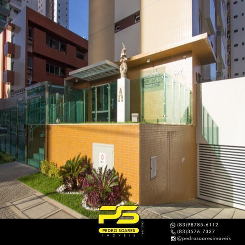 Imagem 1 de 8 de Flat Com 2 Dormitórios À Venda, 52 M² Por R$ 377.000 - Tambaú - João Pessoa/pb - Fl0115