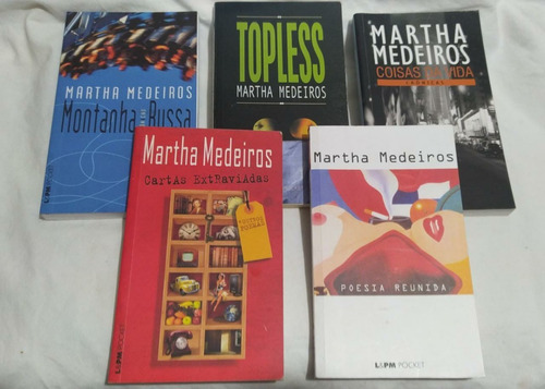 Livro Martha Medeiros 5 Titulos De Bolso Conforme Foto