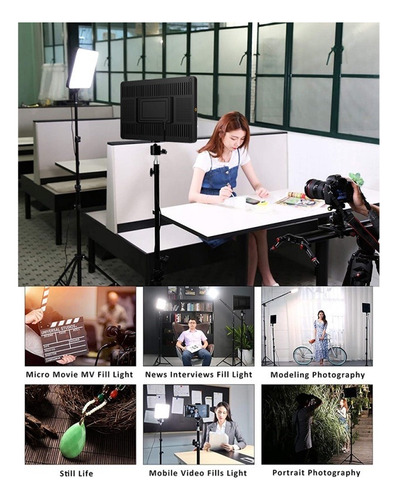 Panel Estudio Luz De Relleno Pl-26 Panel Video Fotografía