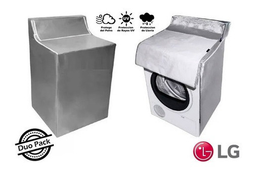 Protector Duo Set Para Lavadora Y Secadoea 16 A 22 Kg LG