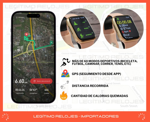 Reloj Inteligente Smartwatch W28 Pro Tope Gama Android Ios