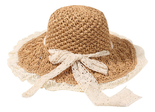 Sombrero De Verano Elegante Con Lazo Para Mujer, Estilo Navi