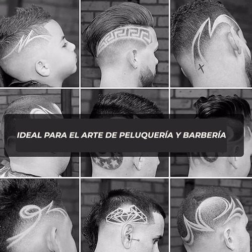 Imagen 5 de 10 de Maquina De Afeitar Barba Recargable Rasuradora Profesional