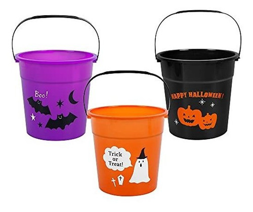 Triumpeek Halloween Candy Cestas, 3 Pack Halloween Fgjlr