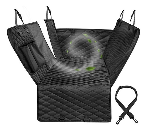 Funda Impermeable Para Asiento De Coche Para Perro, Negro