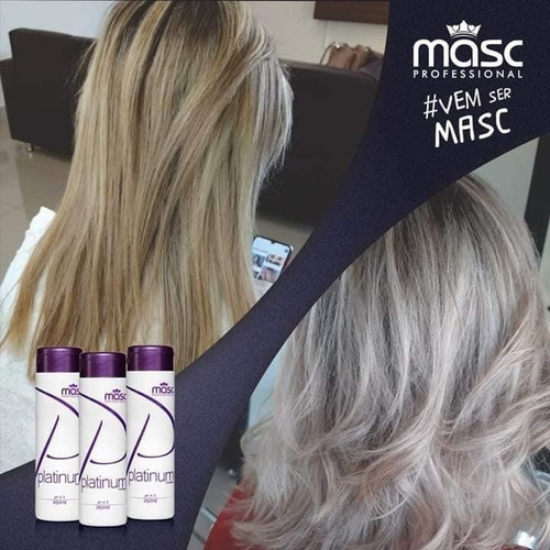 Combo 6 Shampoo Platinum Matizador Masc Professional 250ml