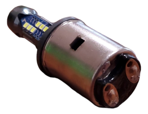 Foco De Faro Led Con Lupa Para Moto Entrada 2 Polos Ba20