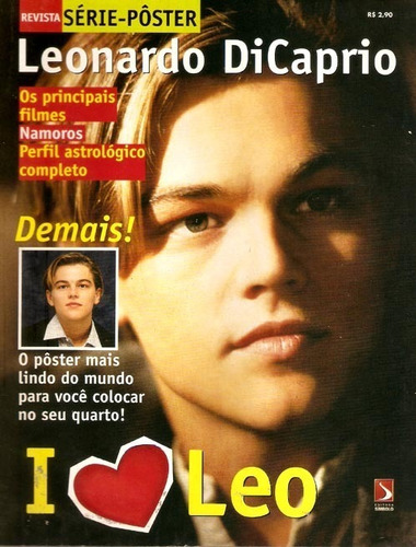 Revista Série Poster Leonardo Di Caprio