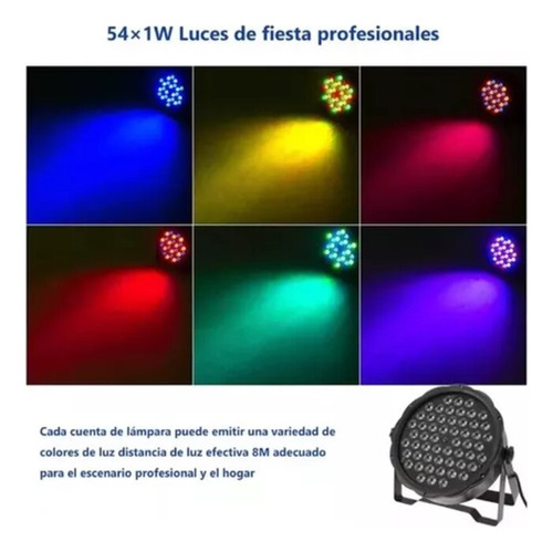 Foco Reflector 60led Iluminación De Dscenario Y Fiestas