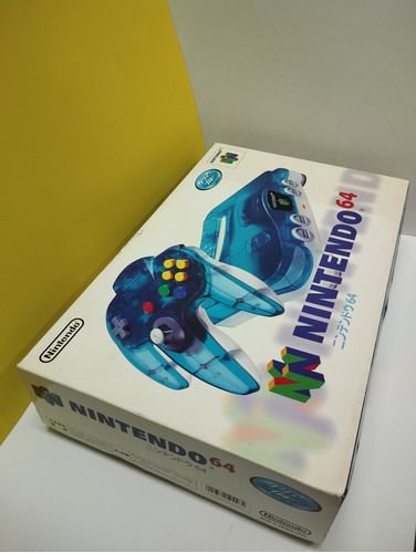 Nintendo 64 Clear Blue En Caja Con Expansion Pack.