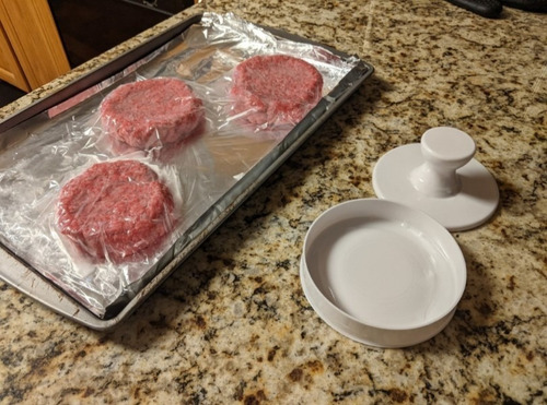 Molde Para Hacer Hamburguesas Impreso En 3d 13cm - Detta3d