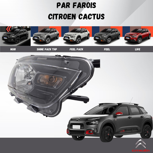 Par Farol Citroen C4 Cactus 2019 2020 2021 2022 2023 2024