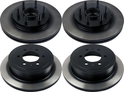 Set 4 Discos Tras + Del Trw P/ Ford F-150 V6 4.2l 2005