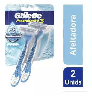 Gillette Máquinas De Afeitar Prestobarba3 Cool X 2uds