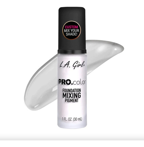 Base de maquillaje líquida L.A. Girl Pro PRO.color COLOR MIXING tono blanco / white - 30mL