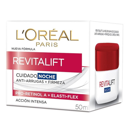 Loreal Paris  Revitalift Crema De Noche Antiarrugas Firmeza