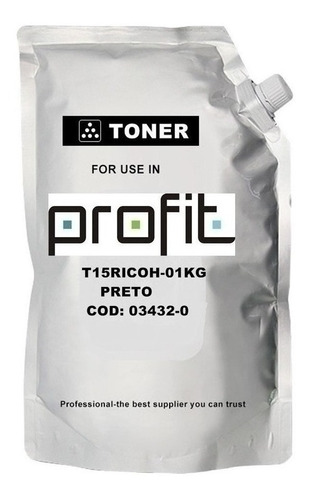 Refil De Toner Universal P/ Ricoh Mp C2504 C2004 Black