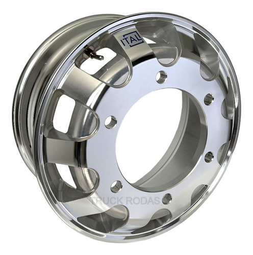 Roda Aluminio Gt1 Accelo 1016 1316 Aro 17,5 X 6,75 Pneu 235