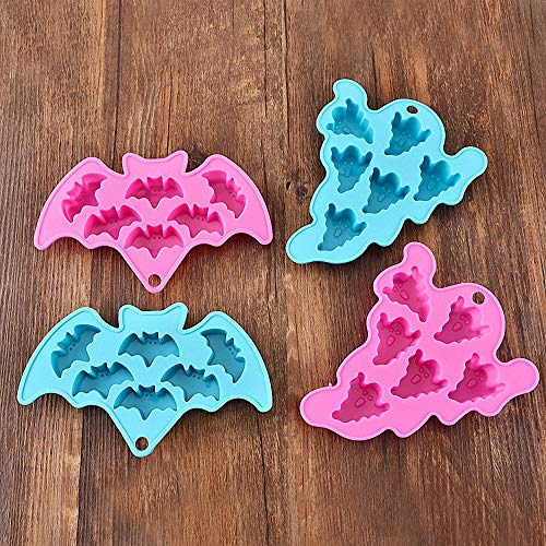 Juego De 4 Moldes Para Chocolate Para Halloween, Diseño De C