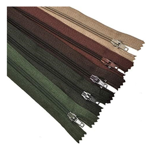 Cremalleras De Nailon Robustas Para Coser, 20 Cm, 100 Piezas