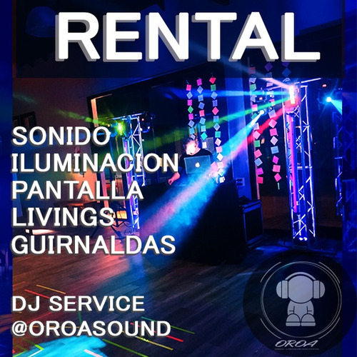 Alquiler De Sonido Luces Parlante Karaoke Humo Guirnaldas