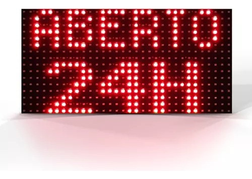 Placa Led Letreiro Luminoso Wifi P/ Mensagens E Propagandas