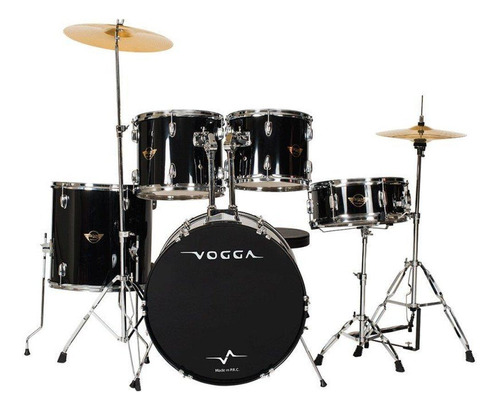 Bateria Vogga Acústica Vpd922 Bk 22