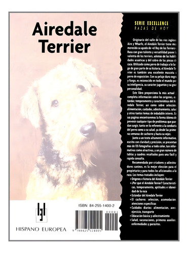 Airedale Terrier, De B. Mclennan. Editorial Hispanoeuropea En Español