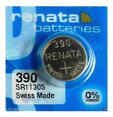 Bateria Renata 11.6 X 3.1 Sr1130sw 0390 Swatch 1,55v Orginal