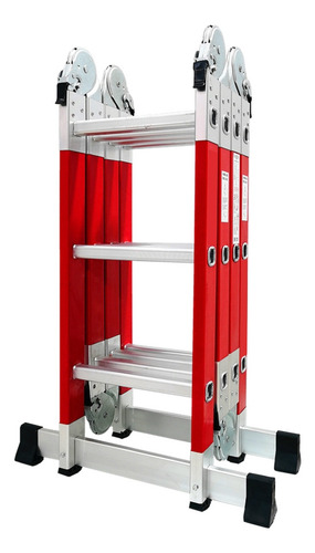 Escalera Fibra De Vidrio Multipropósito 4x4 Con 16 Peldaños