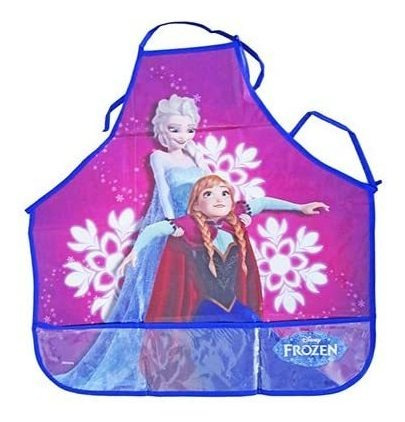 Avental Infantil Para Escola E Pintura Frozen Disney - Gedex