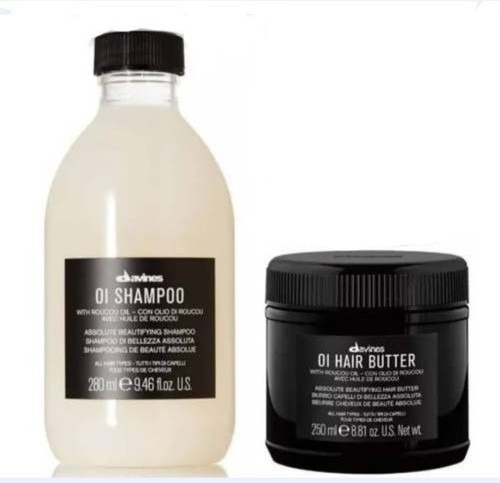 Davines Oi Shampoo + Oi Hair Butter