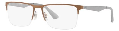 Ray-ban Rb6335 3011 Square Shape Cobre Gris Ray-ban Ray-ban Ray-ban Ray-ban Ray-ban (Usado)