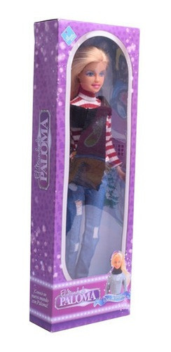 Imagen 2 de 10 de Muñeca Paloma Ropa De Invierno El Duende Azul