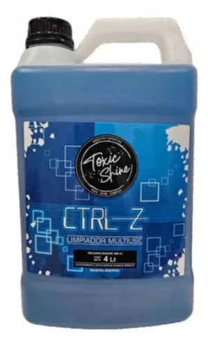 Control Z Limpiador Ctrl Z Multiuso Espuma Toxic Shine Galon