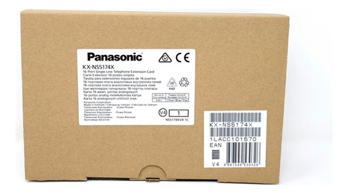 Tarjeta 16 Extensiones Sencillas Panasonic Ns5174x