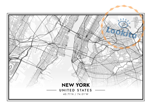 Rompecabezas Mapas De Ciudades. New York París Roma Bsas Etc