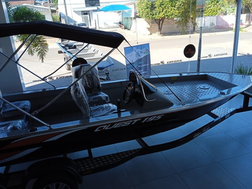 Lancha Metalboat Quest 195 Mercury 115 Reboque 2 Eixo