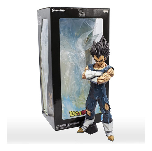 Figura de acción  Vegeta Manga Dimensions de Bandai Grandista Nero