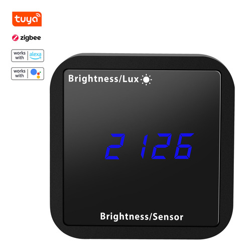 Sensor De Luz Inteligente Zigbee Tuya Con Display Led