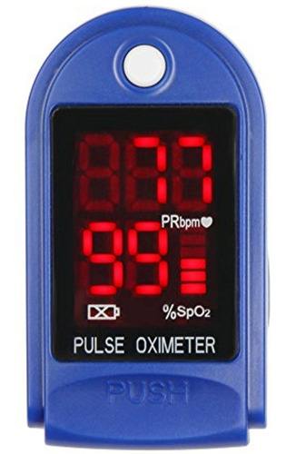 Imagen 5 de 6 de Oximetro De Pulso Medico Medidor De Oxigeno Saturador