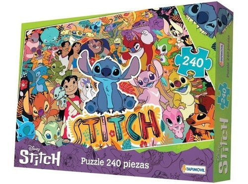Puzzle Rompecabezas Stitch Disney 240 Piezas Tapimovil  