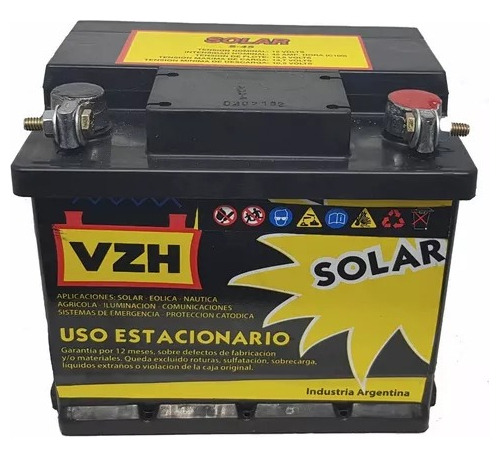 Bateria Solar Vzh 45 Ah