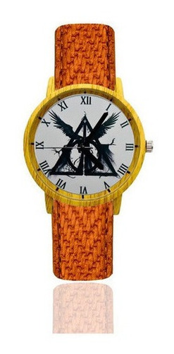 Reloj Triangulo De Las Reliquias Estilo Madera Tureloj