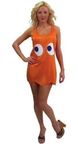 Traje Adulto Tanque Incogneato Pac-man Clyde Deluxe.