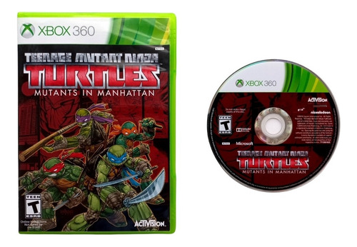 Teenage Mutant Ninja Turtles Mutants In Manhattan Xbox 360 (Reacondicionado)