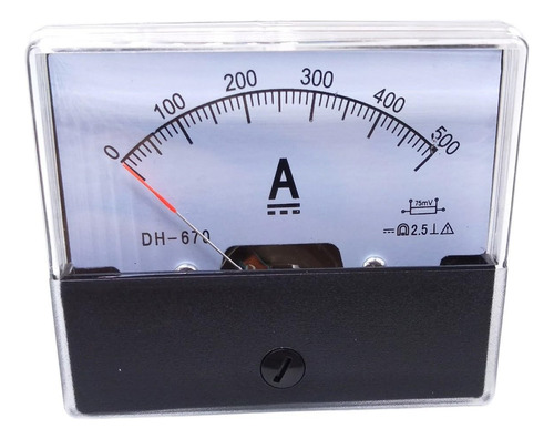 Panel Analógico Amp Amperímetro De Corriente Medidor Dh-670