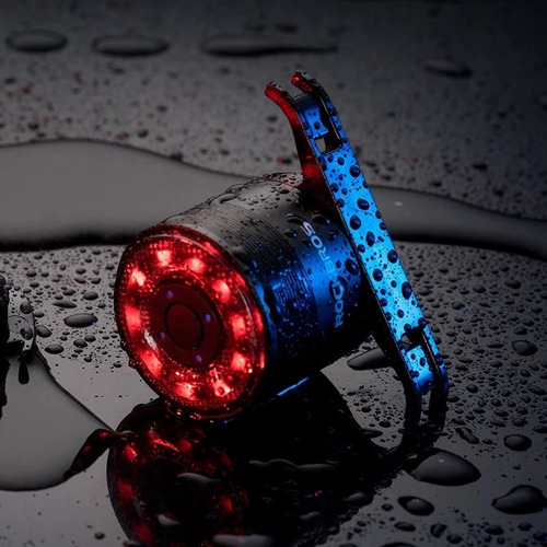 Imagen 6 de 6 de Luz Trasera Asiento De Bicicleta Colores Q1 Ninja Rockbros