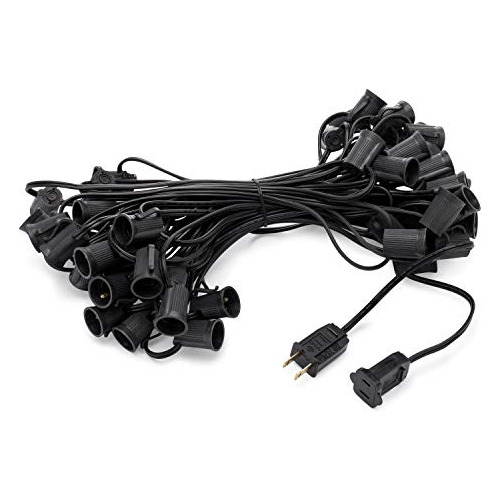 Cadena De Luces C9 | Cable Grueso De Grado Comercial Sp...